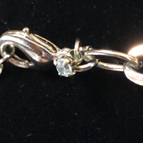 Flower 18" Statement Necklace With Chain & Beads - Picture 4 of 4